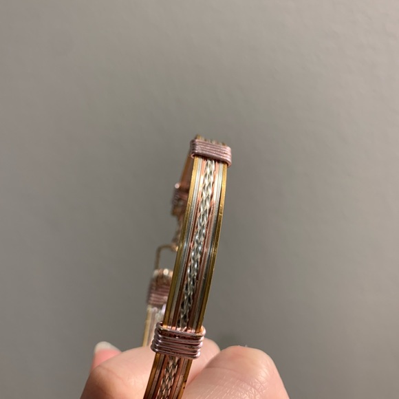 Handmade Rose Gold Bangle - Picture 3 of 3